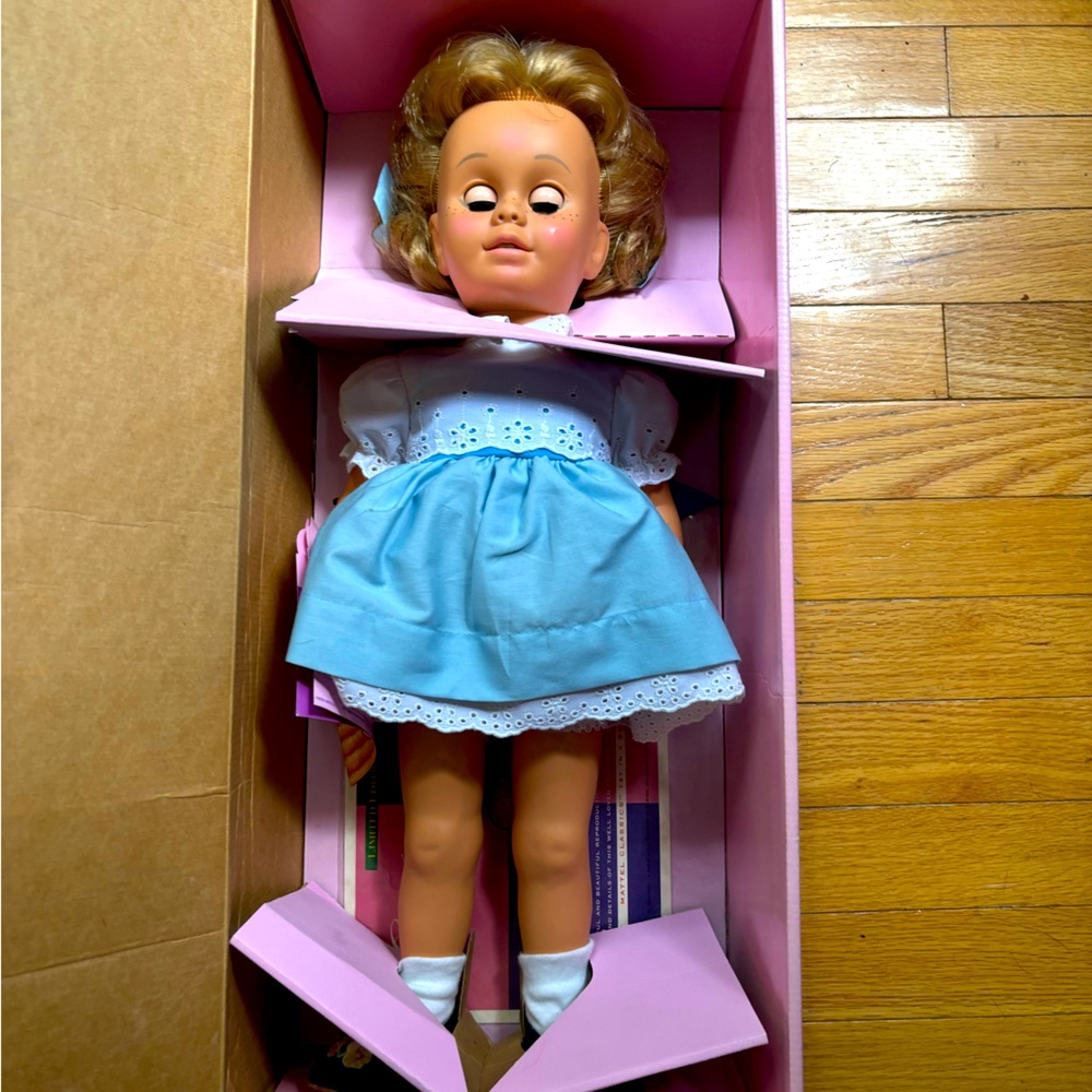 Vintage Reproduction Mattel Chatty Cathy Doll with Original Box ! Not taken out!